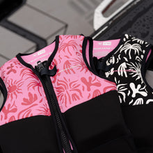 Load image into Gallery viewer, 2027 WAVELENGTH JUNIOR GIRLS BUOYANCY SUIT BLACK