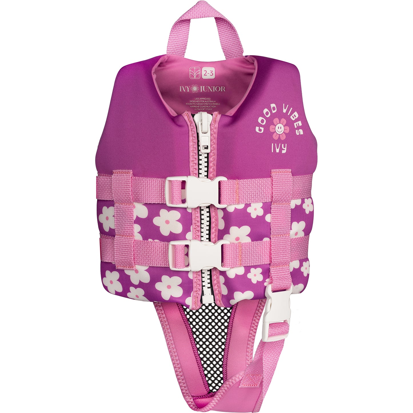 2027 IVY JUNIOR GIRLS VEST PINK