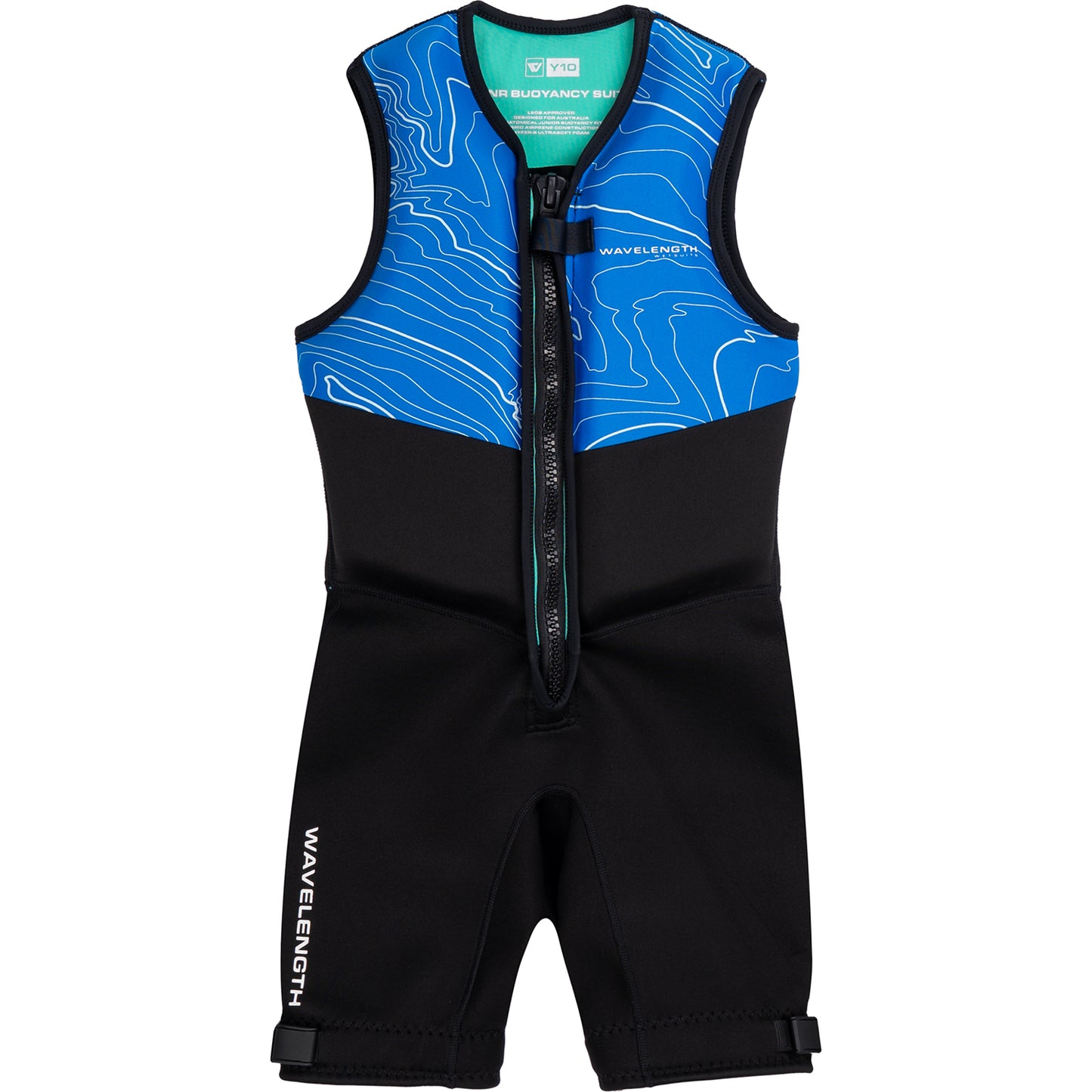 2027 WAVELENGTH JUNIOR BOYS' BUOYANCY SUIT BLUE