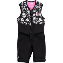 Load image into Gallery viewer, 2027 WAVELENGTH JUNIOR GIRLS BUOYANCY SUIT BLACK
