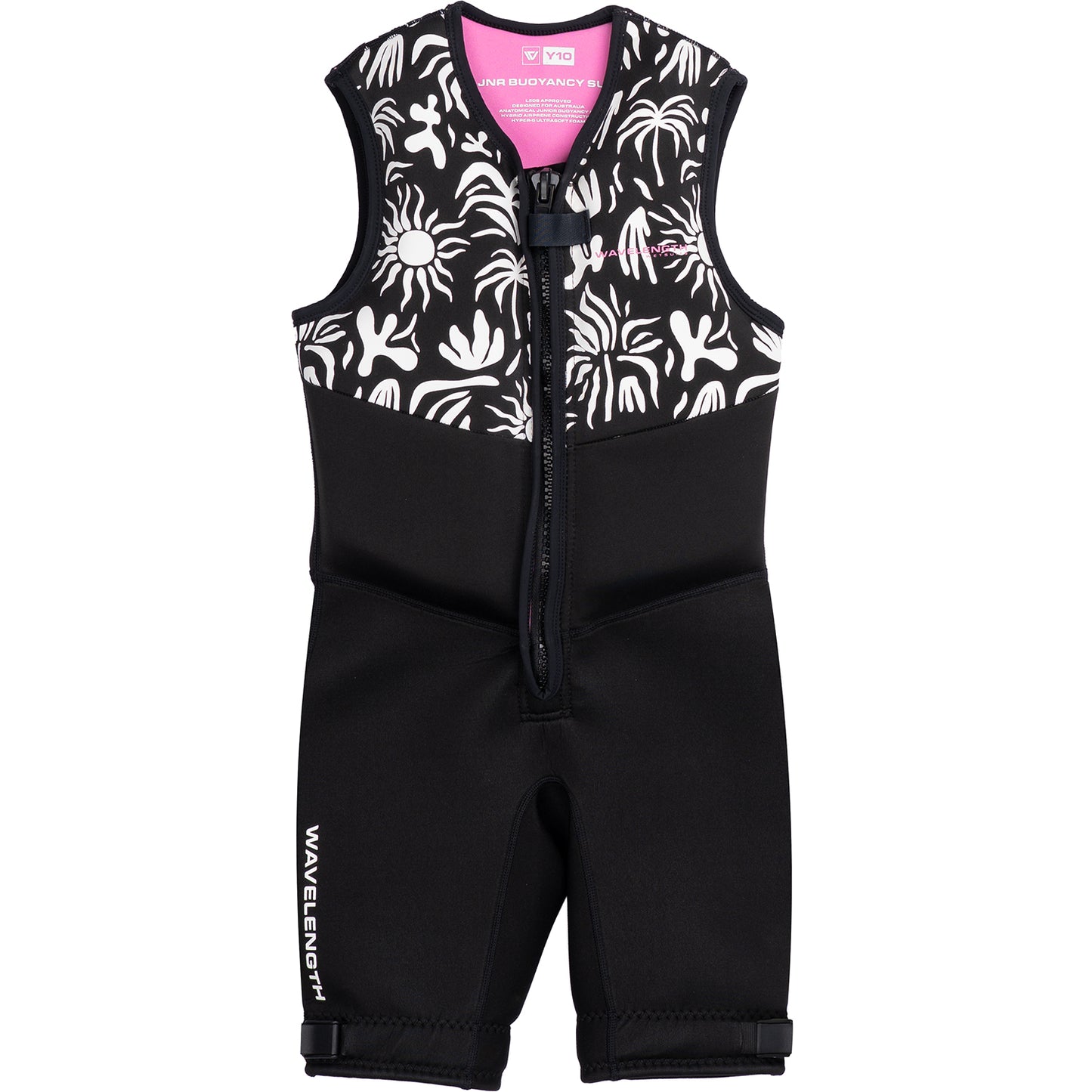 2027 WAVELENGTH JUNIOR GIRLS BUOYANCY SUIT BLACK