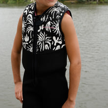 Load image into Gallery viewer, 2027 WAVELENGTH JUNIOR GIRLS BUOYANCY SUIT BLACK
