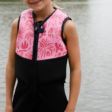 Load image into Gallery viewer, 2027 WAVELENGTH JUNIOR GIRLS BUOYANCY SUIT PINK
