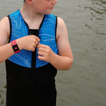 Load image into Gallery viewer, 2027 WAVELENGTH JUNIOR BOYS' BUOYANCY SUIT BLUE
